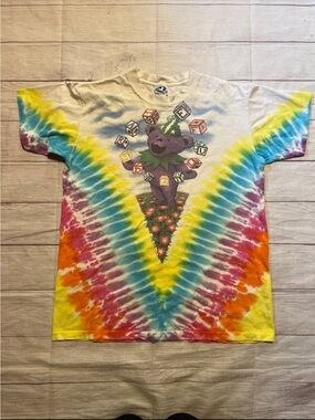 vintage 1990’s Grateful Dead tie-dye t-shirt by liquid blue size xl